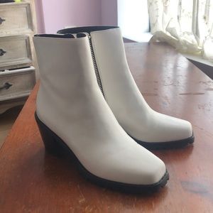 Reformation white heels